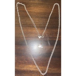 OFFICIAL DISNEY STERLING 25 SILVER CHAIN W/ HELICOPTER PENDANT